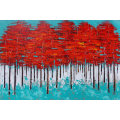 Abstract Oil Painting for Trees